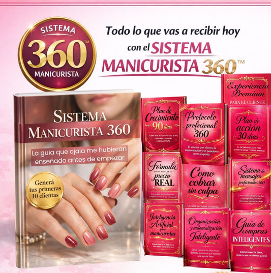 Sistema Manicurista 360 + 10 Bonos De Regalo